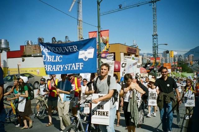 strike march and rally