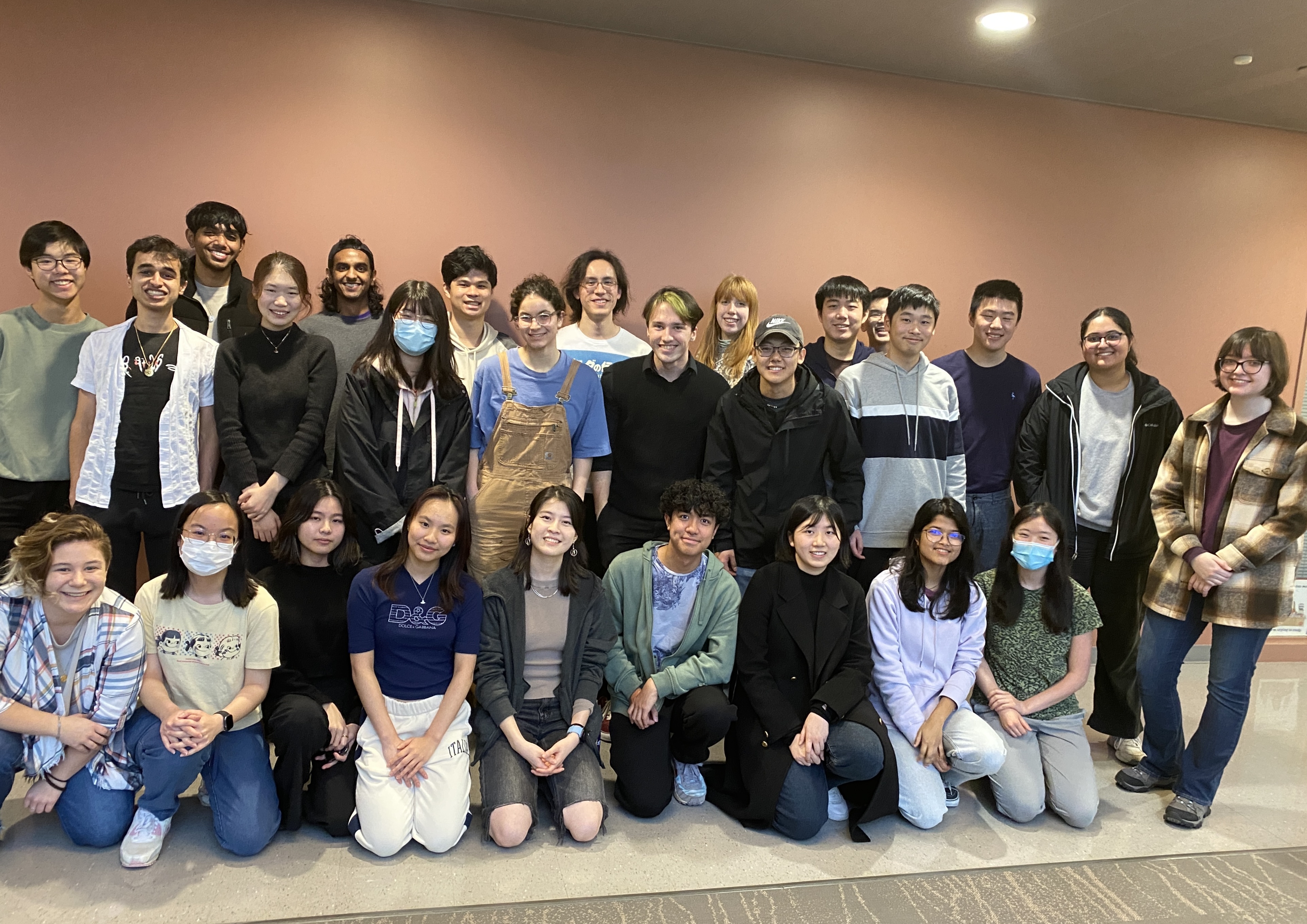 Washington iGEM team members working in the lab