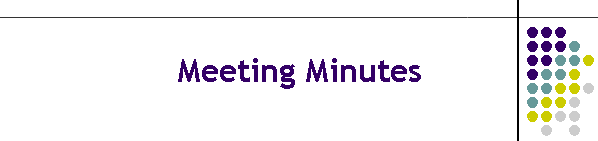 Meeting Minutes