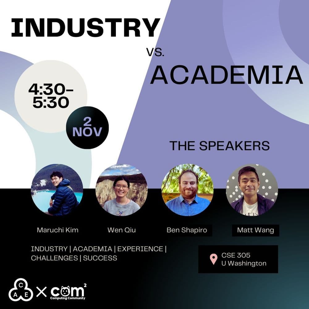 Graphic for Industry vs. Academia