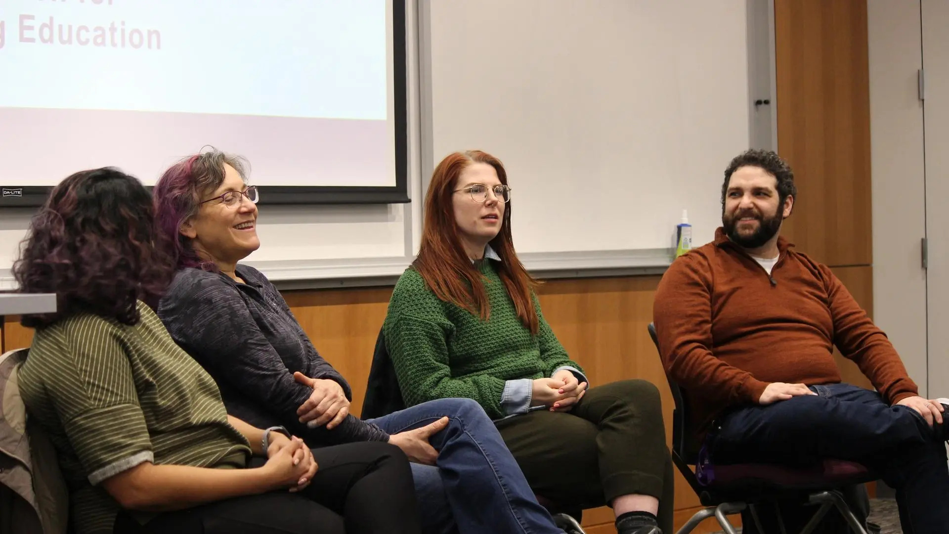 Panel discussion with faculty at ACE Instructor Panel event