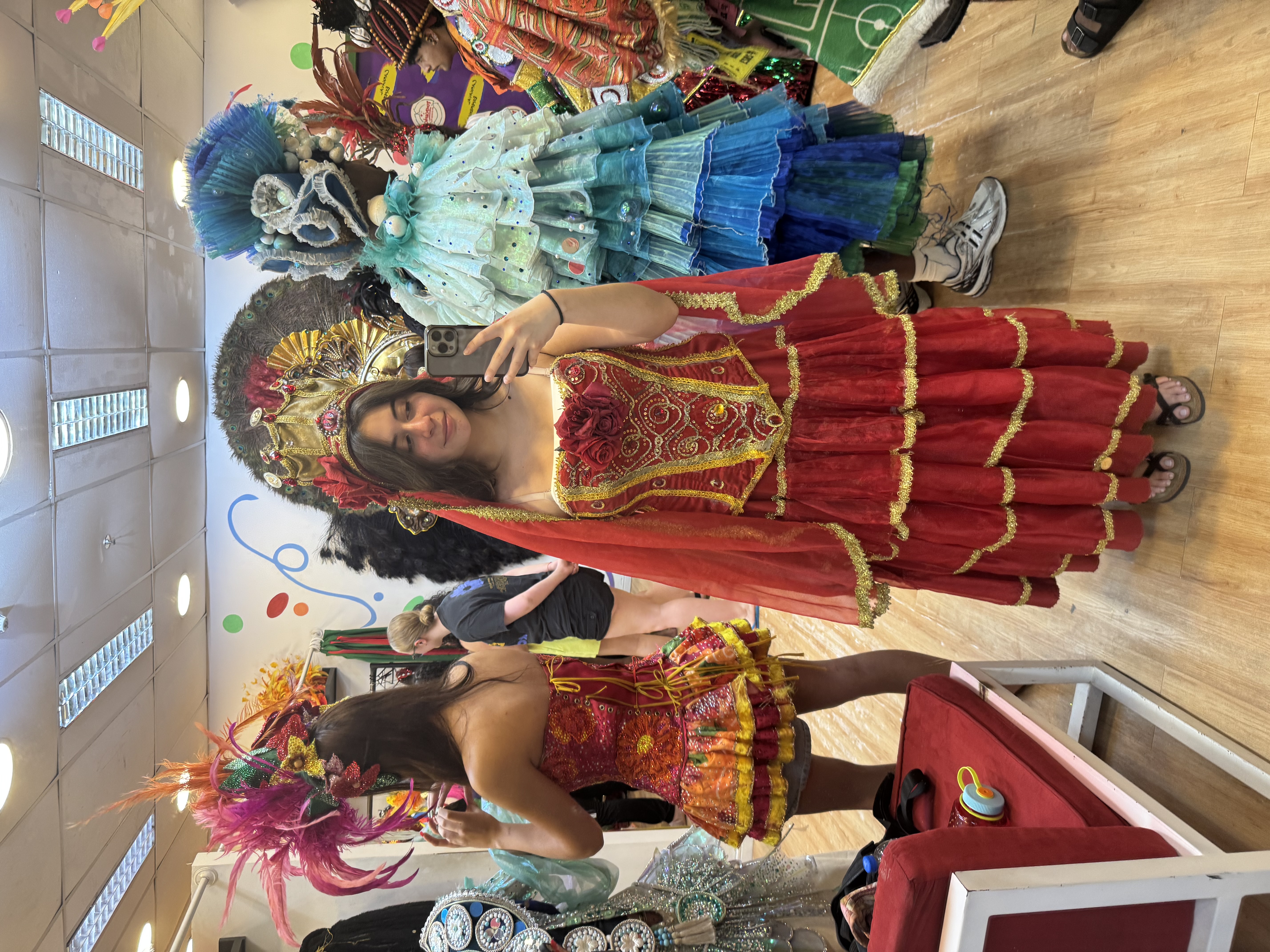 Laysha in a Carnaval costume