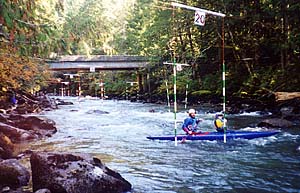 Slalom Race on the Northfork of the Nooksack