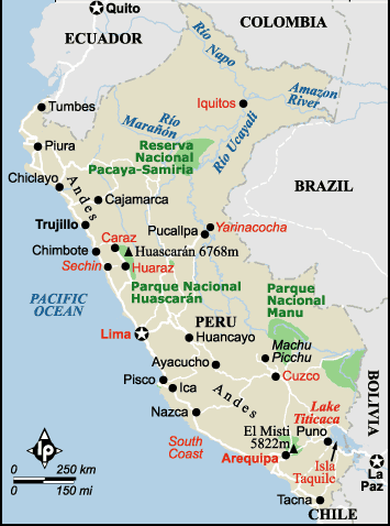 peru map